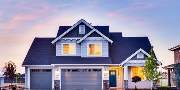 house, architecture, front yard
