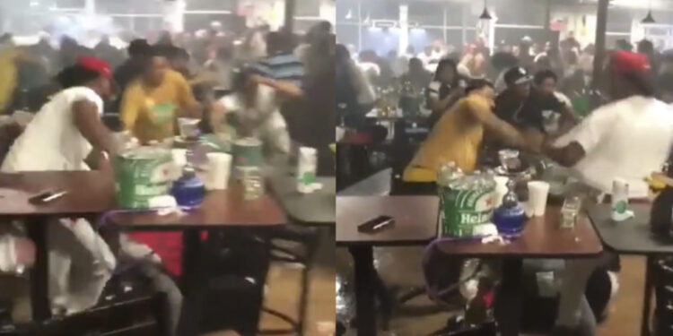 Het was niet zo gezellig in een zalencentrum in Rotterdam