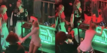 Dit is geen goede manier om aandacht te trekken in een club