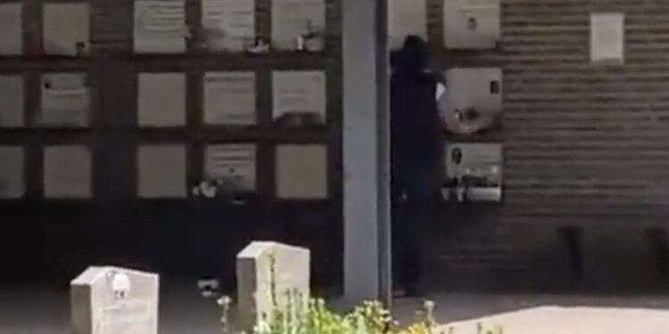 Onbegrip en verontwaardiging na video: man vernielt gedenkplek in Nederland