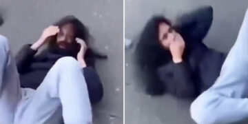 Man wordt op camera betrapt en stevig terechtgewezen: beelden zorgen voor discussie