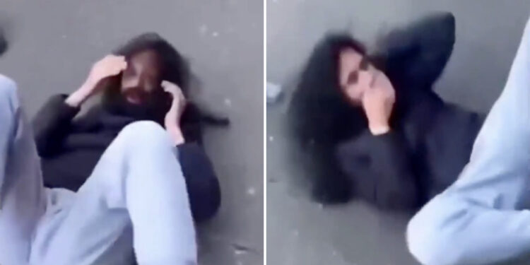 Man wordt op camera betrapt en stevig terechtgewezen: beelden zorgen voor discussie